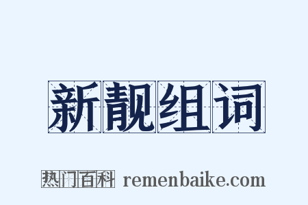 新靓组词是什么意思的图片